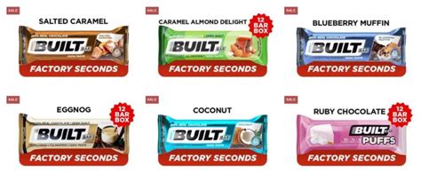 what are built bar factory seconds